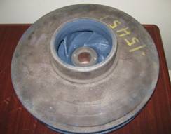 Revêtement en céramique sur les surfaces en contact avec  l’abrasion  et la cavitation.