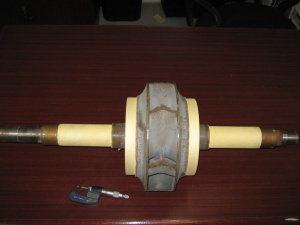 impulseur de pompe métallisé au bronze aluminium
